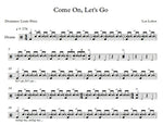 Come On, Let's Go Los Lobos Full Drum Transcription / Drum Sheet Music Franki Bio