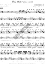 Play That Funky Music Wild Cherry Full Drum Transcription / Drum Sheet Music COPYDRUM