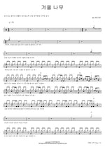 Winter Tree (겨울 나무) SG WANNABE (SG 워너비) Full Drum Transcription / Drum Sheet Music COPYDRUM