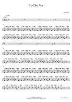 To Die For Sam Smith Full Drum Transcription / Drum Sheet Music COPYDRUM