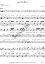 Ain't It Fun Paramore Full Drum Transcription / Drum Sheet Music COPYDRUM