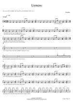 Lioness Chris Daughtry Full Drum Transcription / Drum Sheet Music COPYDRUM