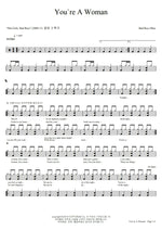 You're a Woman Bad Boys Blue Full Drum Transcription / Drum Sheet Music COPYDRUM