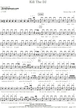 Kill the DJ Green Day Full Drum Transcription / Drum Sheet Music COPYDRUM