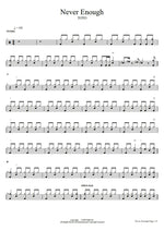 Never Enough Toto Full Drum Transcription / Drum Sheet Music COPYDRUM