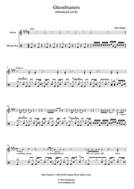 Ghostbusters - Ray Parker Jr. drum sheet music