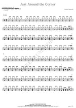 Just around the corner Herbie Hancock Full Drum Transcription / Drum Sheet Music COPYDRUM