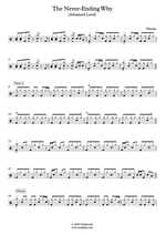 The Never Ending Why - Placebo drum sheet music