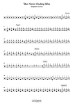The Never Ending Why - Placebo drum sheet music
