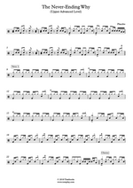 The Never Ending Why - Placebo drum sheet music