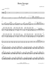 Born Savage - Plave (플레이브) drum sheet music