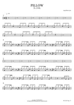 Pillow - PL (피엘) drum sheet music