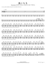 風になる Kazeninaru Tsuji Ayano Full Drum Transcription / Drum Sheet Music COPYDRUM