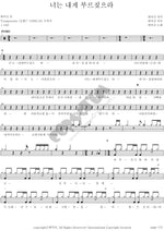 Cry Out to Me (너는 내게 부르짖으라) Choi Deok Shin (최덕신) Full Drum Transcription / Drum Sheet Music COPYDRUM