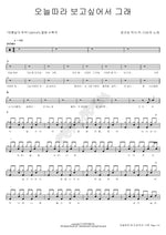 I Miss You Especially Today (오늘따라 보고싶어서 그래) Davichi (다비치) Full Drum Transcription / Drum Sheet Music COPYDRUM