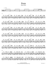 Perm Bruno Mars Full Drum Transcription / Drum Sheet Music COPYDRUM