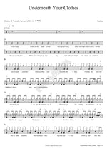Underneath Your Clothes Shakira Full Drum Transcription / Drum Sheet Music COPYDRUM