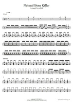 Natural Born Killer Avenged Sevenfold Full Drum Transcription / Drum Sheet Music COPYDRUM