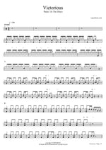 Victorious - Panic! at the Disco drum sheet music