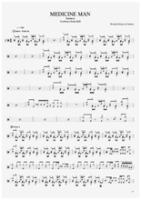 Medicine Man - Pantera - Full Drum Transcription / Drum Sheet Music - AriaMus.com
