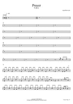 Prayer (기도) - Park Hyo Shin (박효신) drum sheet music