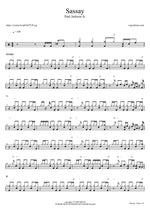 Sassay - Paul Jackson Jr. drum sheet music