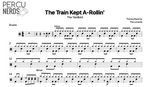 The Train Kept a Rollin' The Yardbirds Full Drum Transcription / Drum Sheet Music Percunerds Transcriptions