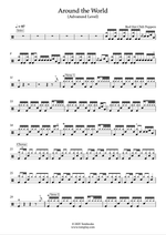 Around the World - Red Hot Chili Peppers drum sheet music