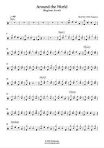 Around the World - Red Hot Chili Peppers drum sheet music