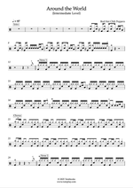 Around the World - Red Hot Chili Peppers drum sheet music