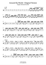 Around the World - Red Hot Chili Peppers drum sheet music
