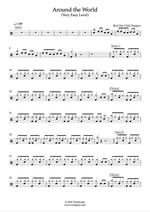 Around the World - Red Hot Chili Peppers drum sheet music
