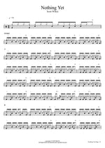 Nothing Yet Scott Wilkie Full Drum Transcription / Drum Sheet Music COPYDRUM