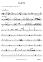 UNION OxT Full Drum Transcription / Drum Sheet Music COPYDRUM