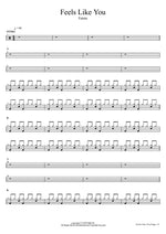 Feels Like You Faime Full Drum Transcription / Drum Sheet Music COPYDRUM