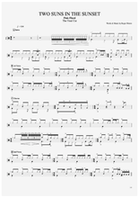Two Suns in the Sunset - Pink Floyd - Full Drum Transcription / Drum Sheet Music - AriaMus.com
