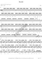 Redd (Redd) Hollin (홀린) Full Drum Transcription / Drum Sheet Music COPYDRUM