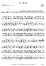 Don't Go (Dont Go) December (디셈버) Full Drum Transcription / Drum Sheet Music COPYDRUM