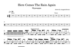 Here Comes the Rain Again Hypnogaja and ShyBoy Full Drum Transcription / Drum Sheet Music maggotinbrain