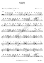 Apartment (아파트) Yoon Soo Il (윤수일) Full Drum Transcription / Drum Sheet Music COPYDRUM