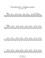 The Irish Rover (feat. The Dubliners) - The Pogues drum sheet music