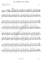 You Fill My Heart (내 마음을 가득 채운) Ongijangee (옹기장이) Full Drum Transcription / Drum Sheet Music COPYDRUM