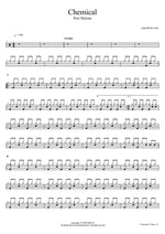 Chemical - Post Malone drum sheet music