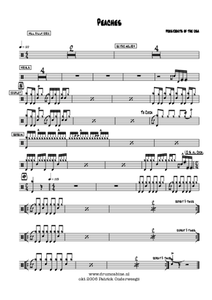 Peaches - The Presidents of the USA - Full Drum Transcription / Drum Sheet Music - AriaMus.com