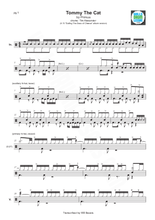 Tommy the Cat - Primus - Full Drum Transcription / Drum Sheet Music - AriaMus.com