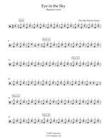 Eye in the Sky - The Alan Parsons Project drum sheet music