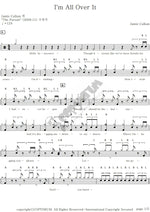 I'm All Over It Jamie Cullum Full Drum Transcription / Drum Sheet Music COPYDRUM