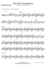 The Girl from Ipanema Goran Vdovic Full Drum Transcription / Drum Sheet Music COPYDRUM
