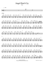 Angel Don't Cry Toto Full Drum Transcription / Drum Sheet Music COPYDRUM