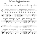 I Can't Stop Thinking About You Sting Full Drum Transcription / Drum Sheet Music Cyril Mayer